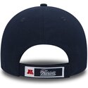 marineblaue-verstellbare-curved-cap-9forty-the-league-der-new-england-patriots-nfl-von-new-era