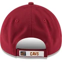 mutzen-gebogen-rot-verstellbares-band-9forty-the-league-der-cleveland-cavaliers-nba-von-new-era