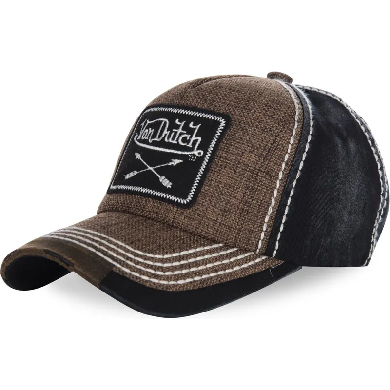 mutzen-gebogen-braun-verstellbares-band-von-von-dutch