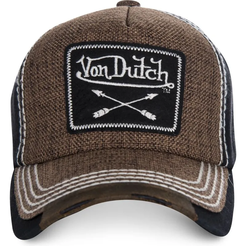 mutzen-gebogen-braun-verstellbares-band-von-von-dutch