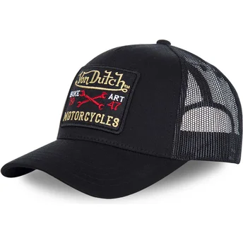 Mützen gebogen schwarz verstellbares band BLACKY2 von Von Dutch