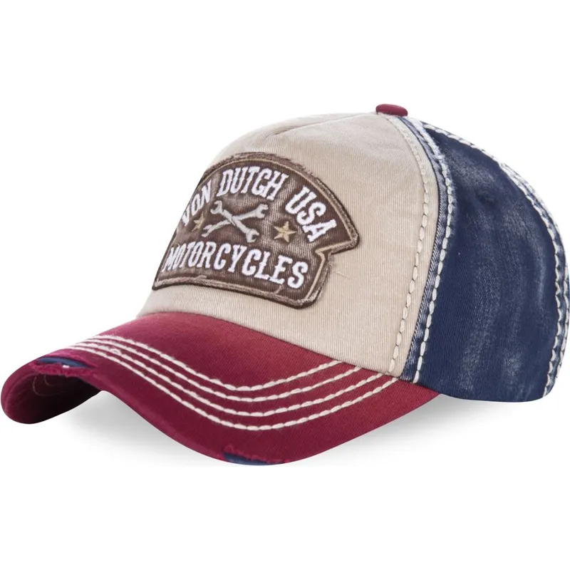 Casquette Von Dutch Enfant - Style Trucker Avec Patches - Taille Unique Ajustable Par Snapback - Pour Garçons Et Filles