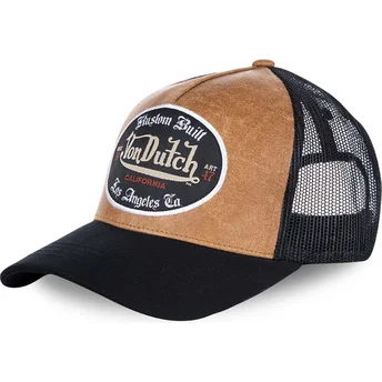 Von Dutch GRL Brown and Black Trucker Hat