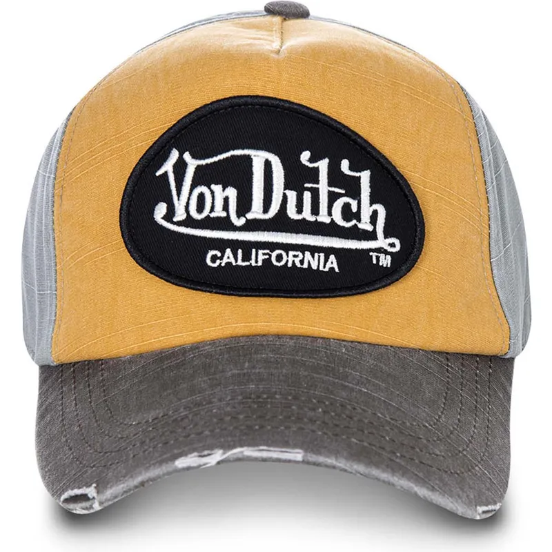 gelbe-und-graue-verstellbare-curved-cap-jackgog-von-von-dutch gelbe-und-graue-verstellbare-curved-cap-jackgog-von-von-dutch