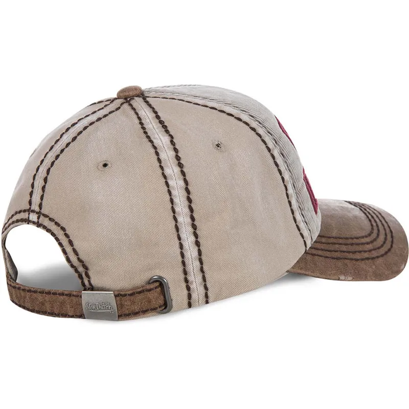 mutzen-gebogen-beige-verstellbares-band-von-von-dutch mutzen-gebogen-beige-verstellbares-band-von-von-dutch