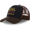 casquette-trucker-noire-et-marron-square10-von-dutch