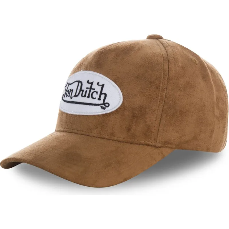 mutzen-gebogen-braun-verstellbares-band-von-von-dutch