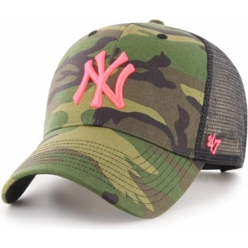 mutzen-gebogen-tarnung-snapback-rosa-der-new-york-yankees-mlb-von-47-brand