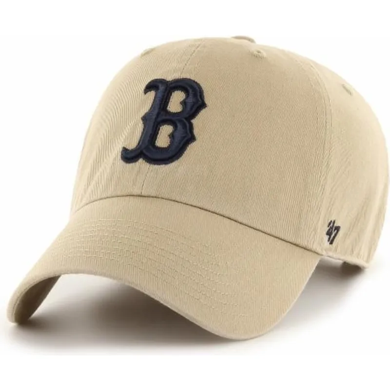 mutzen-gebogen-beige-verstellbares-band-negro-der-boston-red-sox-mlb-von-47-brand mutzen-gebogen-beige-verstellbares-band-negro-der-boston-red-sox-mlb-von-47-brand