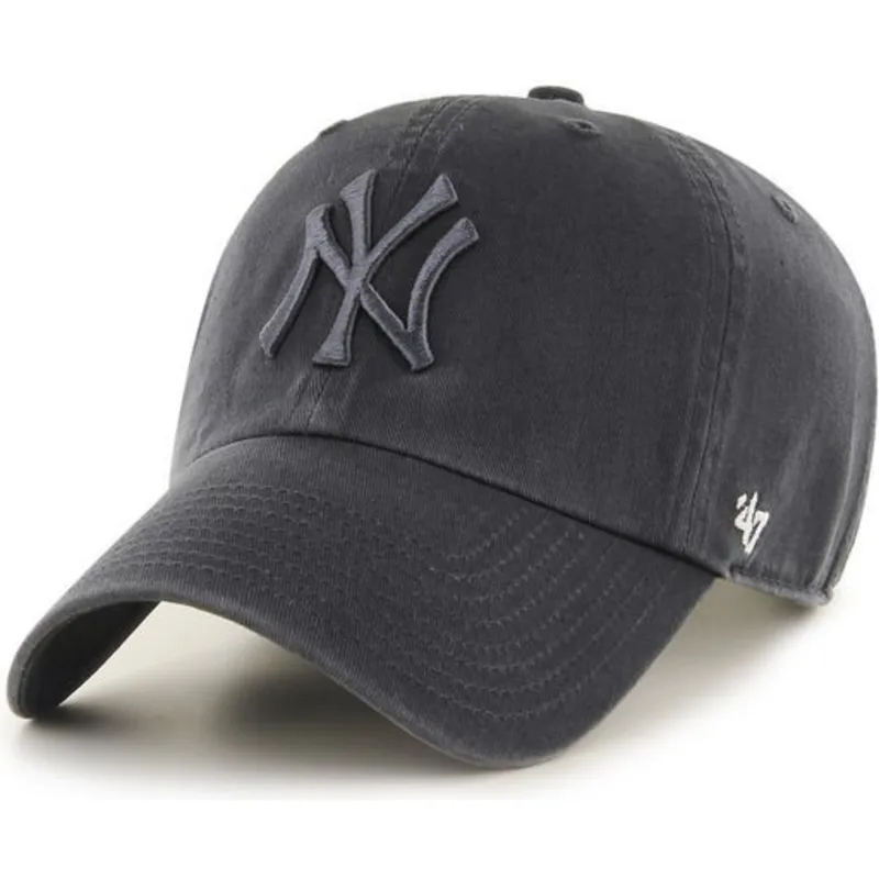 mutzen-gebogen-grau-verstellbares-band-der-new-york-yankees-mlb-von-47-brand mutzen-gebogen-grau-verstellbares-band-der-new-york-yankees-mlb-von-47-brand
