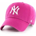 mutzen-gebogen-rosa-verstellbares-band-orquidea-der-new-york-yankees-mlb-von-47-brand