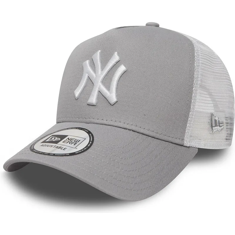 trucker-cap-grau-clean-a-frame-2-von-new-york-yankees-mlb-von-new-era trucker-cap-grau-clean-a-frame-2-von-new-york-yankees-mlb-von-new-era