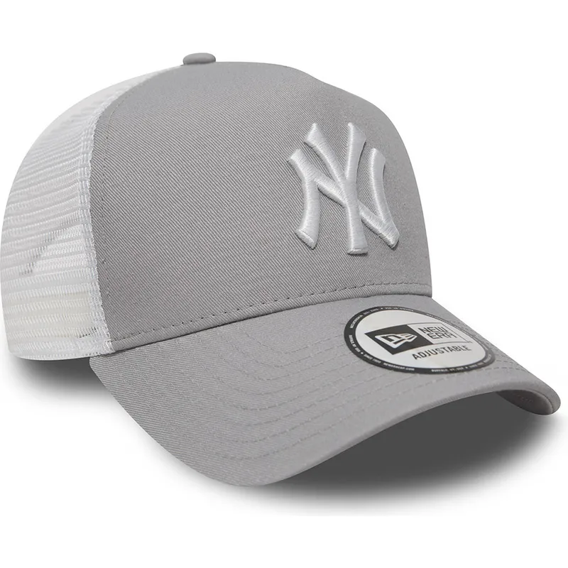 trucker-cap-grau-clean-a-frame-2-von-new-york-yankees-mlb-von-new-era trucker-cap-grau-clean-a-frame-2-von-new-york-yankees-mlb-von-new-era