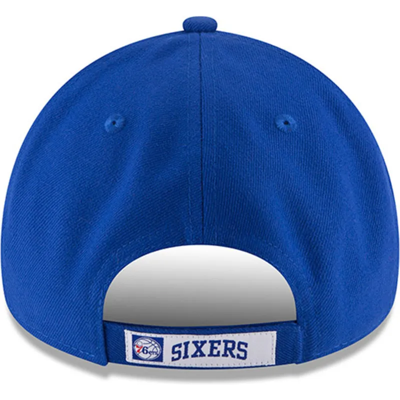 blaue-verstellbare-curved-cap-9forty-the-league-der-philadelphia-76ers-nba-von-new-era blaue-verstellbare-curved-cap-9forty-the-league-der-philadelphia-76ers-nba-von-new-era