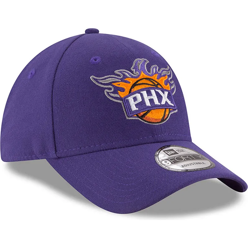 mutzen-gebogen-violett-verstellbares-band-9forty-the-league-der-phoenix-suns-nba-von-new-era mutzen-gebogen-violett-verstellbares-band-9forty-the-league-der-phoenix-suns-nba-von-new-era