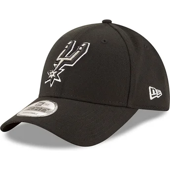 Mützen gebogen schwarz verstellbares band 9FORTY The League der San Antonio Spurs NBA von New Era