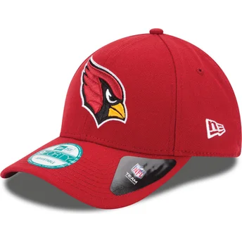 Mützen gebogen rot verstellbares band 9FORTY The League der Arizona Cardinals NFL von New Era