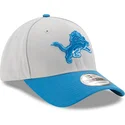 casquette-courbee-grise-et-bleue-ajustable-9forty-the-league-detroit-lions-nfl-new-era