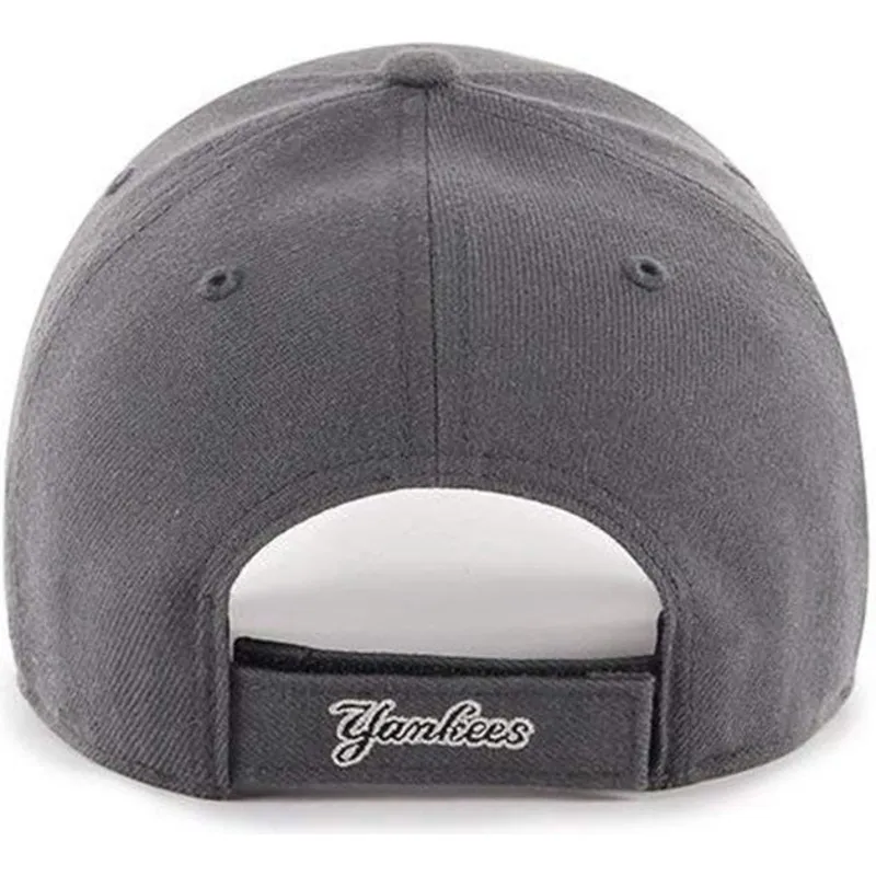 mutzen-gebogen-grau-verstellbares-band-negro-der-new-york-yankees-mlb-von-47-brand