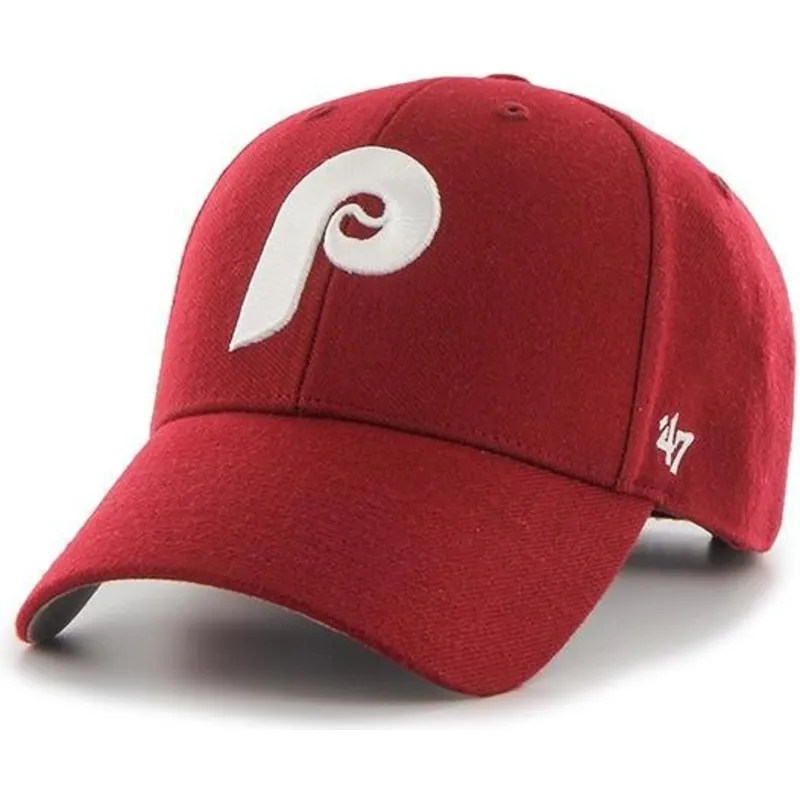 mutzen-gebogen-rot-verstellbares-band-clasico-der-philadelphia-phillies-mlb-von-47-brand mutzen-gebogen-rot-verstellbares-band-clasico-der-philadelphia-phillies-mlb-von-47-brand