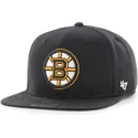 mutzen-flach-schwarz-snapback-der-boston-bruins-nhl-von-47-brand