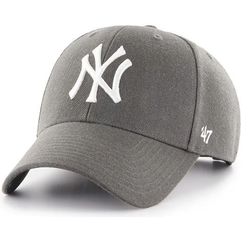 mutzen-gebogen-grau-verstellbares-band-piedra-der-new-york-yankees-mlb-von-47-brand