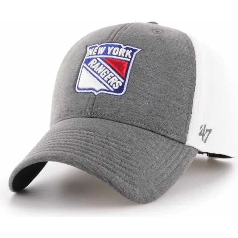 mutzen-gebogen-grau-verstellbares-band-der-new-york-rangers-nhl-von-47-brand