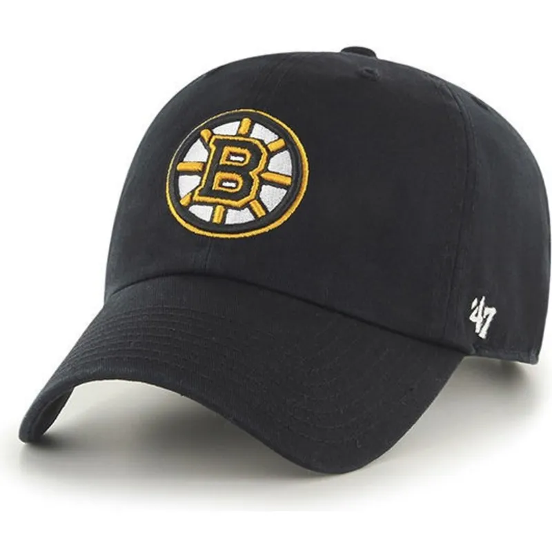 mutzen-gebogen-schwarz-verstellbares-band-der-boston-bruins-nhl-von-47-brand
