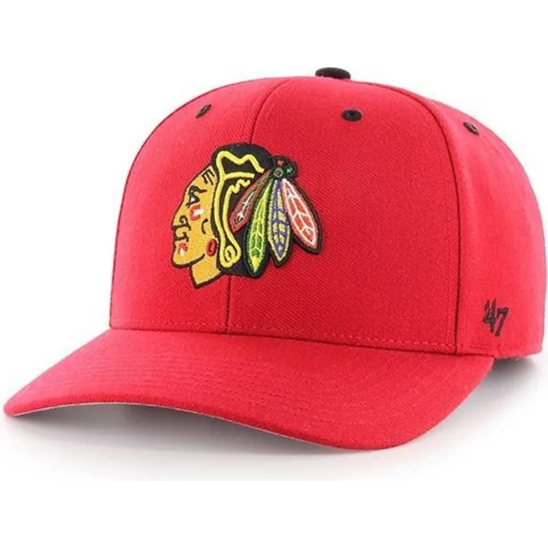 mutzen-gebogen-rot-verstellbares-band-der-chicago-blackhawks-nhl-von-47-brand
