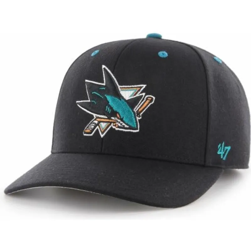 mutzen-gebogen-schwarz-verstellbares-band-der-san-jose-sharks-nhl-von-47-brand