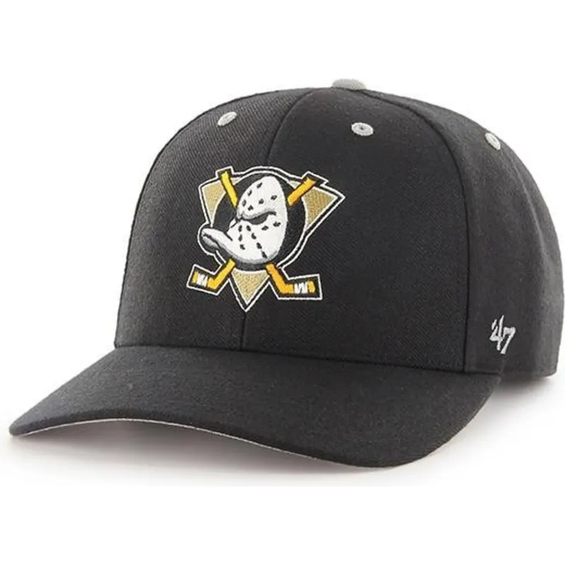 mutzen-gebogen-schwarz-verstellbares-band-der-anaheim-ducks-nhl-von-47-brand mutzen-gebogen-schwarz-verstellbares-band-der-anaheim-ducks-nhl-von-47-brand