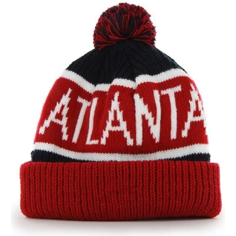 mutzen-pompon-rot-der-atlanta-braves-mlb-von-47-brand