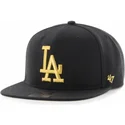 mutzen-flach-schwarz-snapback-oro-der-los-angeles-dodgers-mlb-von-47-brand