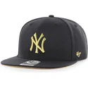mutzen-flach-schwarz-snapback-oro-der-new-york-yankees-mlb-von-47-brand