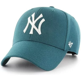 Casquette courbée verte pacifique New York Yankees MLB MVP 47 Brand