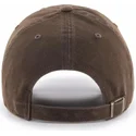dunkelbraune-curved-cap-new-york-yankees-mlb-clean-up-von-47-brand