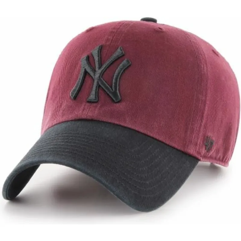 mutzen-gebogen-rot-verstellbares-band-negro-der-new-york-yankees-mlb-von-47-brand mutzen-gebogen-rot-verstellbares-band-negro-der-new-york-yankees-mlb-von-47-brand