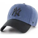 mutzen-gebogen-marineblau-verstellbares-band-negro-der-new-york-yankees-mlb-von-47-brand