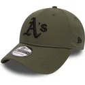 mutzen-gebogen-grun-angepasst-negro-39thirty-league-essential-der-oakland-athletics-mlb-von-new-era