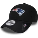 casquette-courbee-bleue-marine-ajustee-39thirty-black-coll-new-england-patriots-nfl-new-era