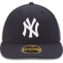 mutzen-gebogen-marineblau-angepasst-59fifty-low-profile-authentic-der-new-york-yankees-mlb-von-new-era
