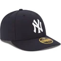 mutzen-gebogen-marineblau-angepasst-59fifty-low-profile-authentic-der-new-york-yankees-mlb-von-new-era