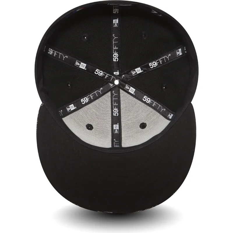 mutzen-flach-schwarz-angepasst-59fifty-night-time-der-new-york-yankees-mlb-von-new-era
