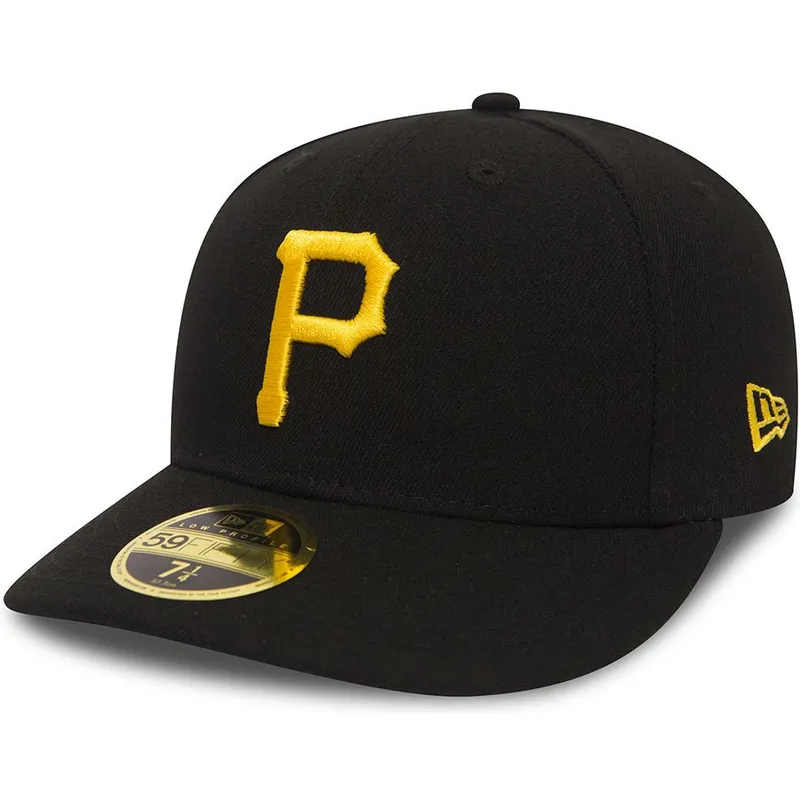 mutzen-gebogen-schwarz-angepasst-59fifty-low-profile-poly-der-pittsburgh-pirates-mlb-von-new-era