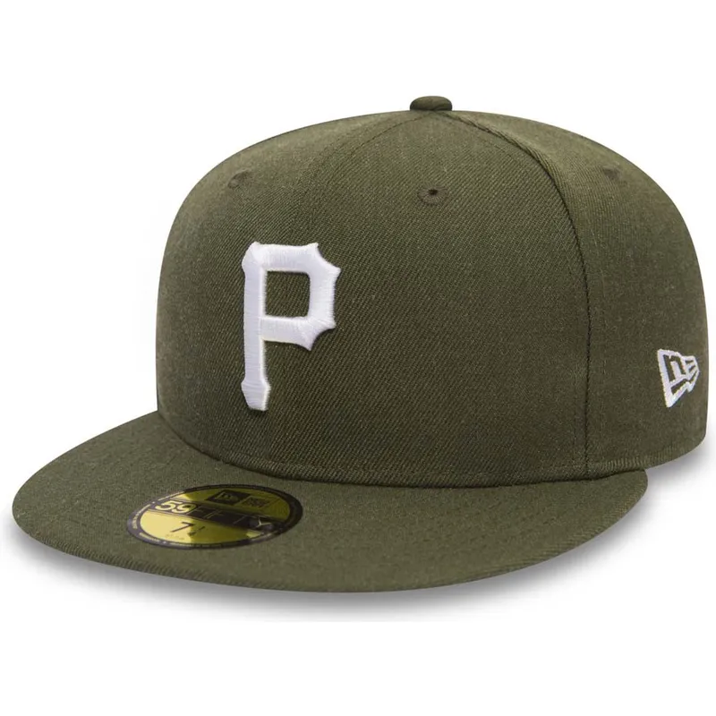 mutzen-flach-grun-angepasst-59fifty-seasonal-heather-der-pittsburgh-pirates-mlb-von-new-era