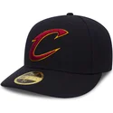 mutzen-flach-schwarz-angepasst-59fifty-low-profile-team-classic-der-cleveland-cavaliers-nba-von-new-era