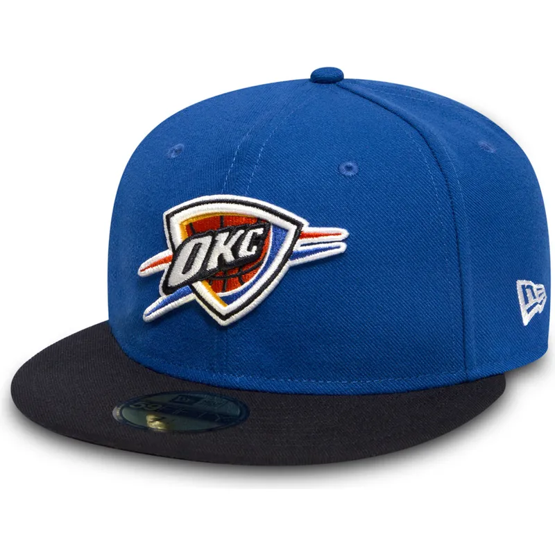 mutzen-flach-blau-angepasst-59fifty-der-oklahoma-city-thunder-nba-von-new-era