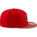 casquette-plate-rouge-ajustee-59fifty-sideline-san-francisco-49ers-nfl-new-era