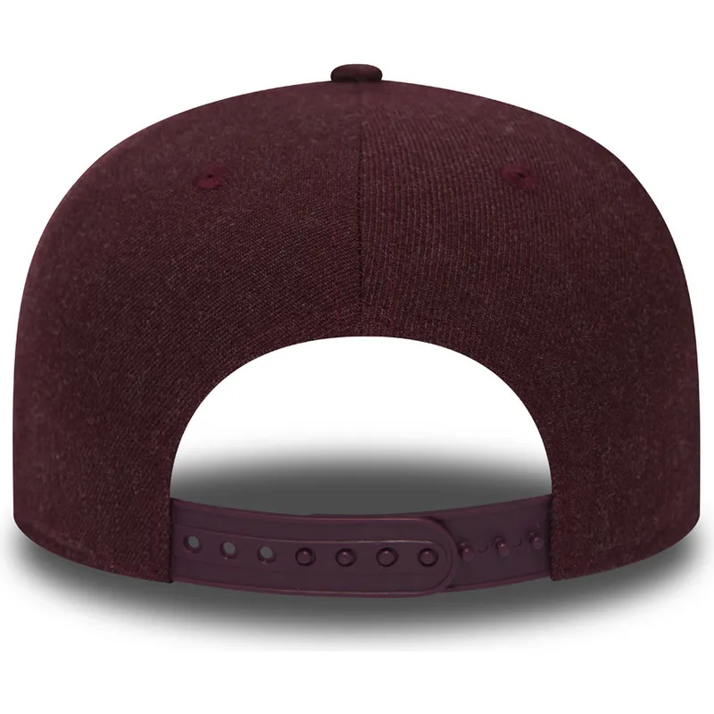 mutzen-flach-rot-snapback-9fifty-seasonal-heather-der-atlanta-braves-mlb-von-new-era