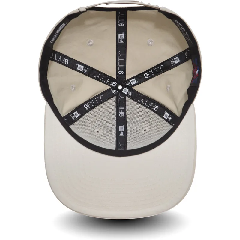 mutzen-flach-rosa-snapback-9fifty-lightweight-essential-der-new-york-yankees-mlb-von-new-era
